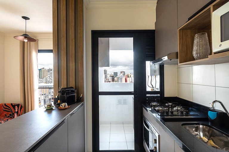 AA13 Apartamento elegante com vaga na Bela Vista