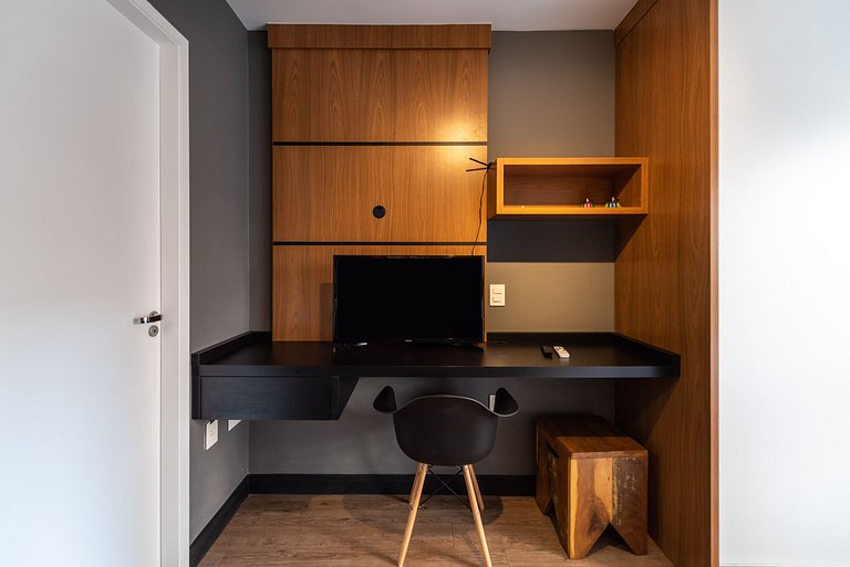 MI312 Studio perfeito com conforto e aconchego p/4