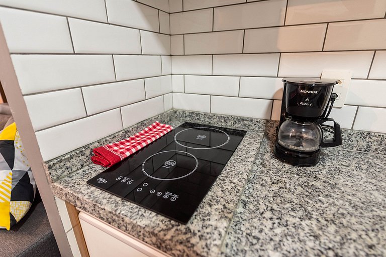 MI312 Studio perfeito com conforto e aconchego p/4