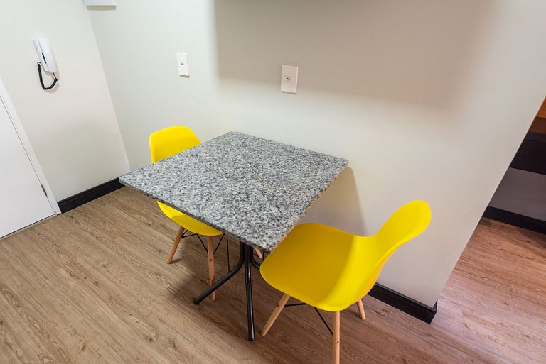 MI312 Studio perfeito com conforto e aconchego p/4