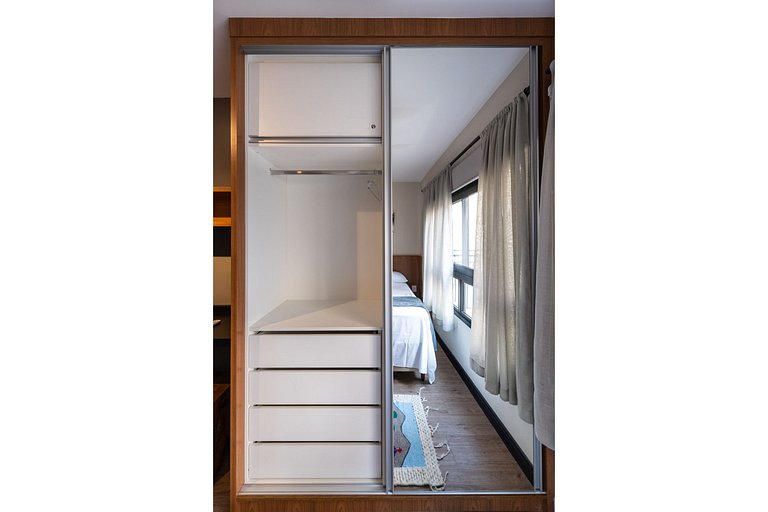 MI312 Studio perfeito com conforto e aconchego p/4