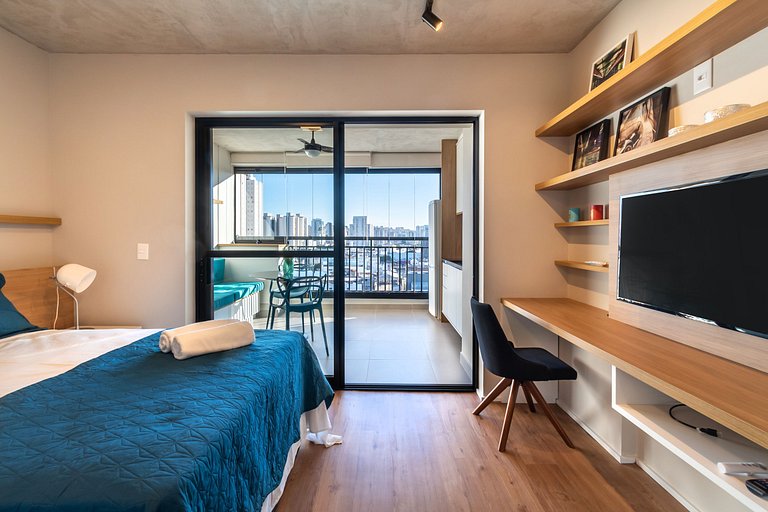 VO13 Studio Prático e Confortável | Bom Retiro