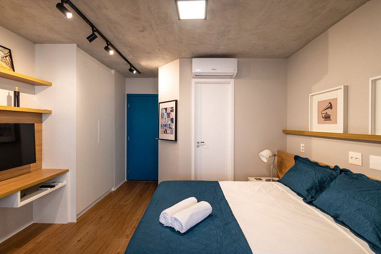 VO13 Studio Prático e Confortável | Bom Retiro