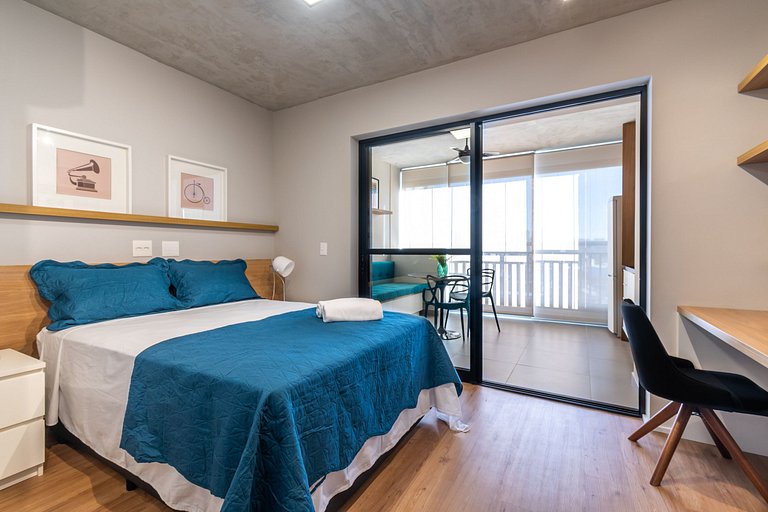VO13 Studio Prático e Confortável | Bom Retiro