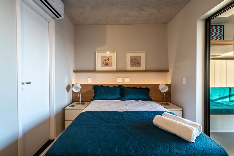 VO13 Studio Prático e Confortável | Bom Retiro
