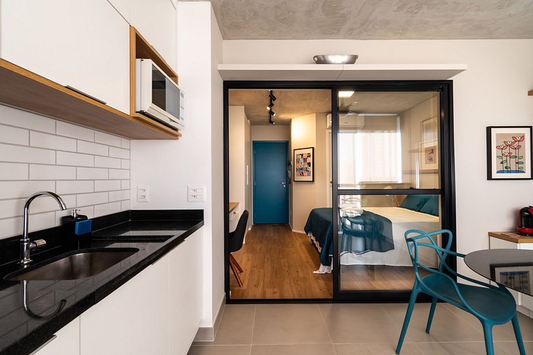 VO13 Studio Prático e Confortável | Bom Retiro