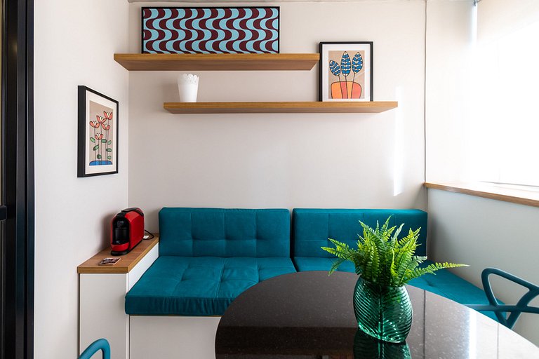 VO13 Studio Prático e Confortável | Bom Retiro