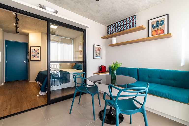 VO13 Studio Prático e Confortável | Bom Retiro