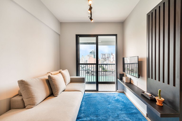 AQ1215 Apto 1 quarto com vista Prox Av Paulista
