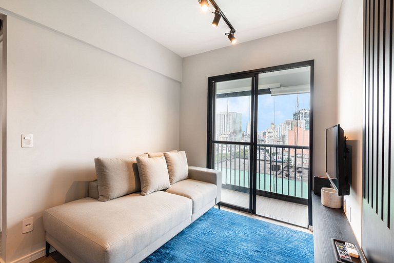 AQ1215 Apto 1 quarto com vista Prox Av Paulista