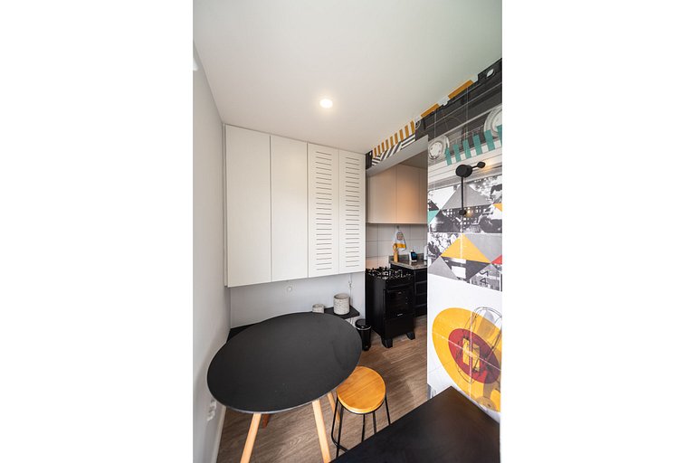 AQ1215 Apto 1 quarto com vista Prox Av Paulista