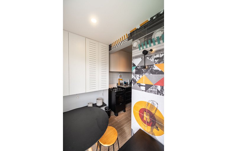 AQ1215 Apto 1 quarto com vista Prox Av Paulista