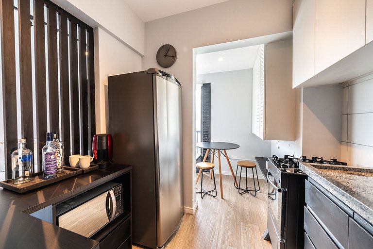 AQ1215 Apto 1 quarto com vista Prox Av Paulista