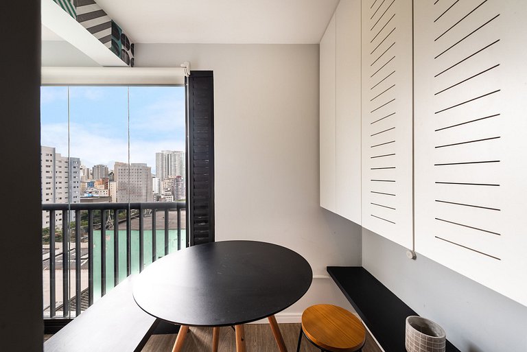 AQ1215 Apto 1 quarto com vista Prox Av Paulista