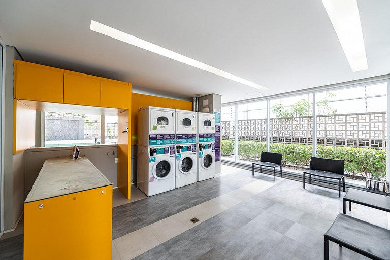 VU3 Studio Confortável com Vaga | Allianz Parque