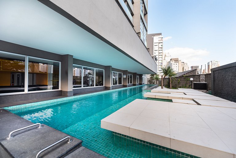 VU3 Studio Confortável com Vaga | Allianz Parque