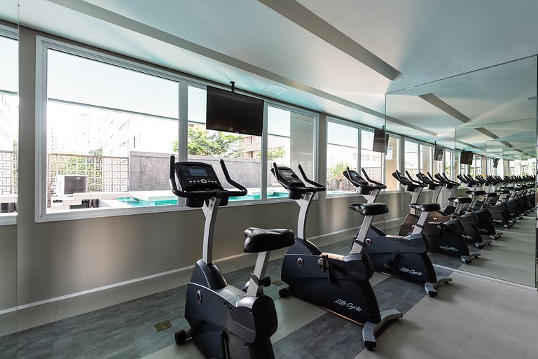 VU3 Studio Confortável com Vaga | Allianz Parque