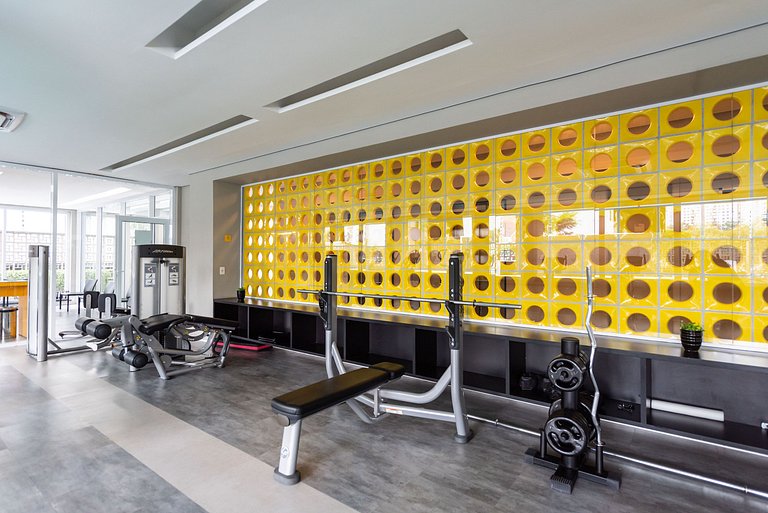 VU3 Studio Confortável com Vaga | Allianz Parque