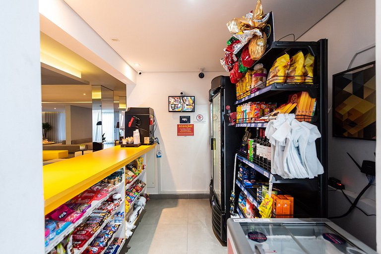 VU3 Studio Confortável com Vaga | Allianz Parque