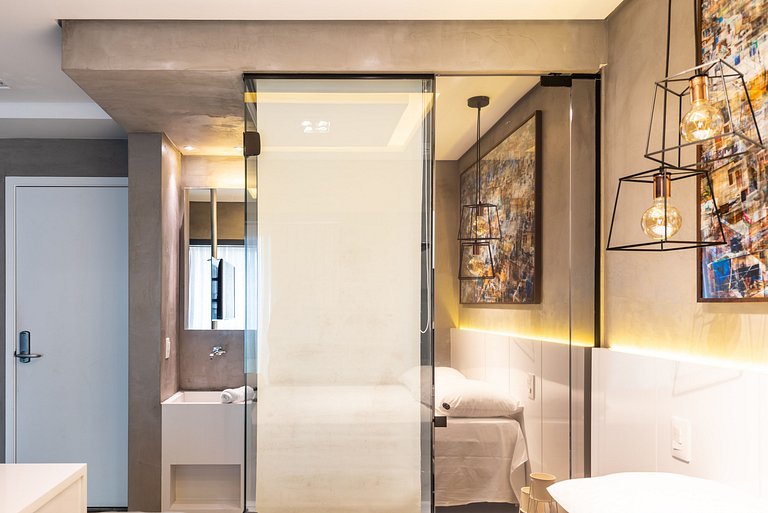 VU3 Studio Confortável com Vaga | Allianz Parque