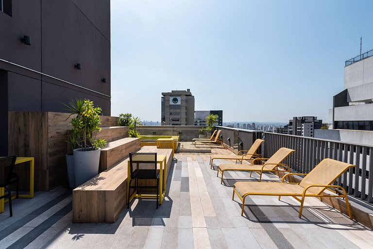 VO16 Studio charmoso com vaga, ao lado do metrô