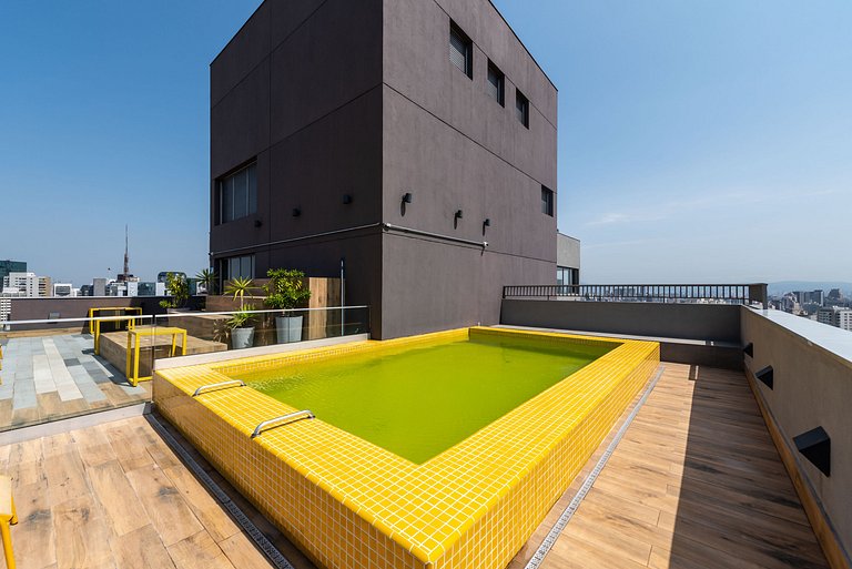 VO16 Studio charmoso com vaga, ao lado do metrô