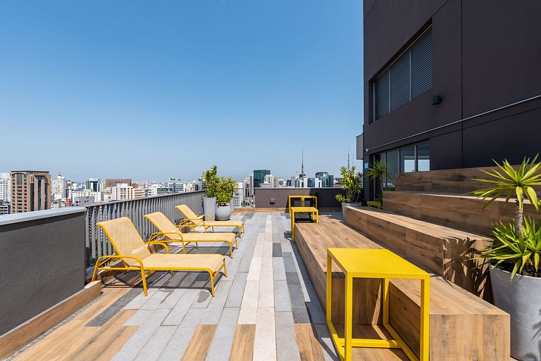 VO16 Studio charmoso com vaga, ao lado do metrô