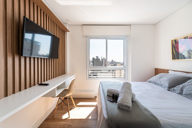 EA19 Studio sofisticado na Bela Vista.