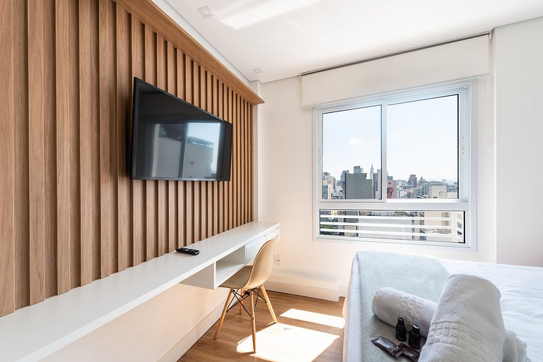 EA19 Studio sofisticado na Bela Vista.