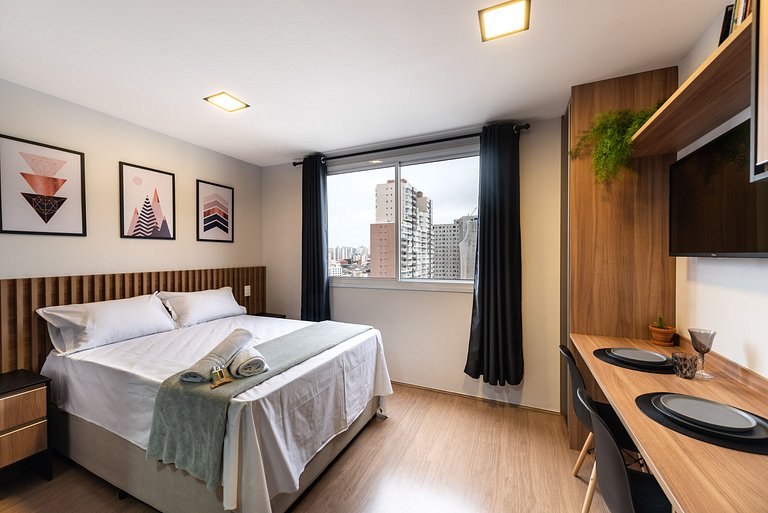 MV135 | Studio ideal para compras no Brás