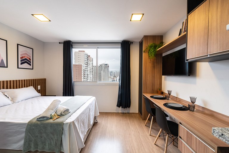 MV135 | Studio ideal para compras no Brás