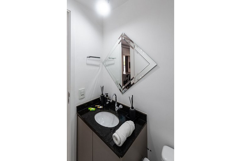 IA5 Studio prático com conforto em Moema