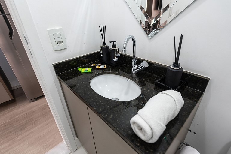 IA5 Studio prático com conforto em Moema
