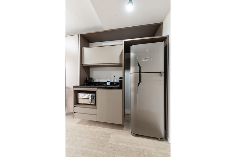 IA5 Studio prático com conforto em Moema