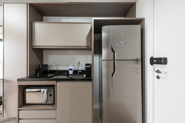 IA5 Studio prático com conforto em Moema