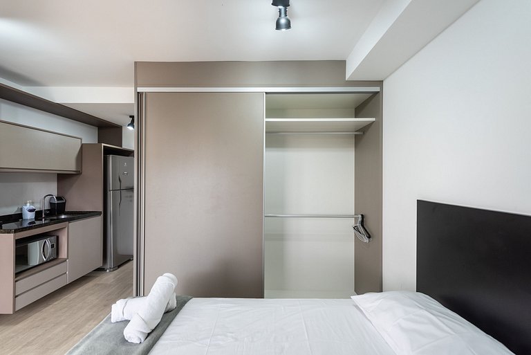 IA5 Studio prático com conforto em Moema