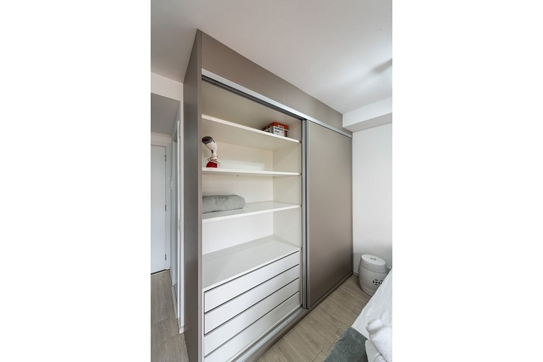 IA5 Studio prático com conforto em Moema