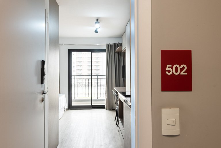 IA5 Studio prático com conforto em Moema