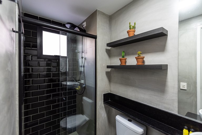 MI611 Studio Charmoso e Confortável p/ Até 4