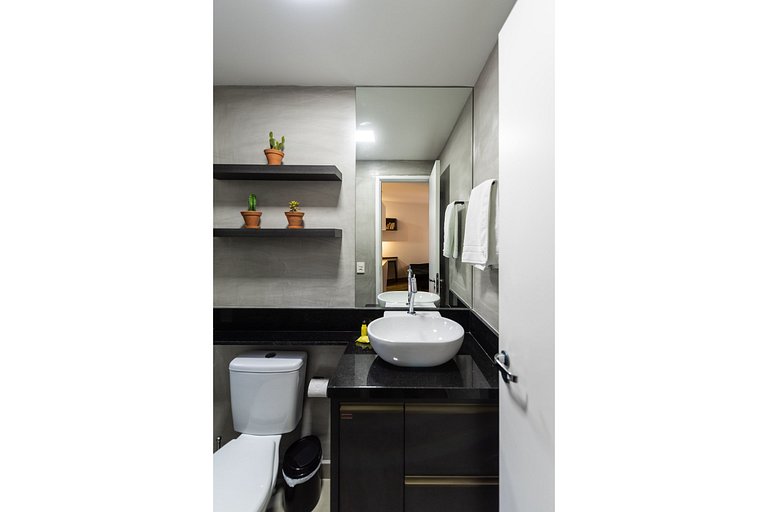 MI611 Studio Charmoso e Confortável p/ Até 4