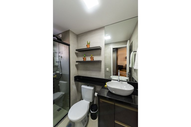 MI611 Studio Charmoso e Confortável p/ Até 4