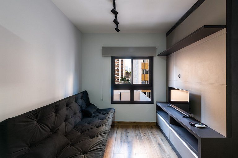 MI611 Studio Charmoso e Confortável p/ Até 4