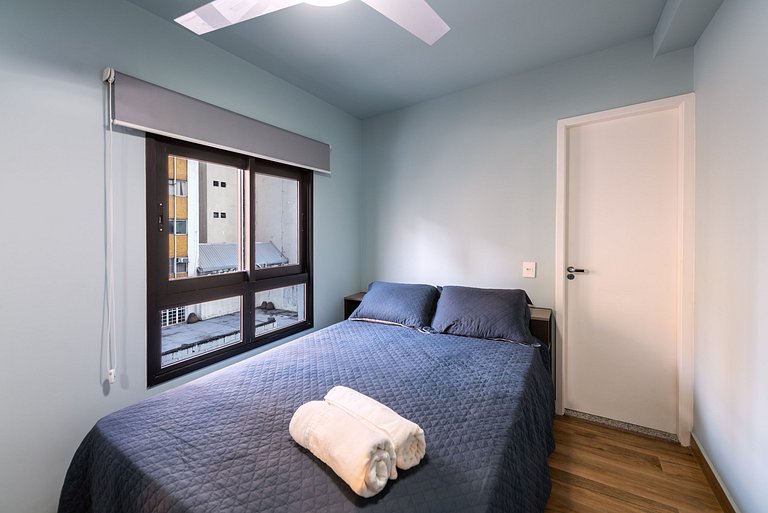 MI611 Studio Charmoso e Confortável p/ Até 4