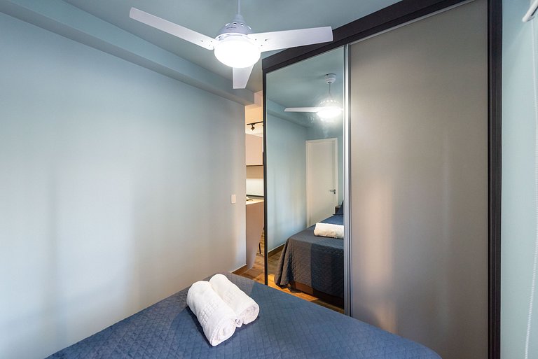 MI611 Studio Charmoso e Confortável p/ Até 4