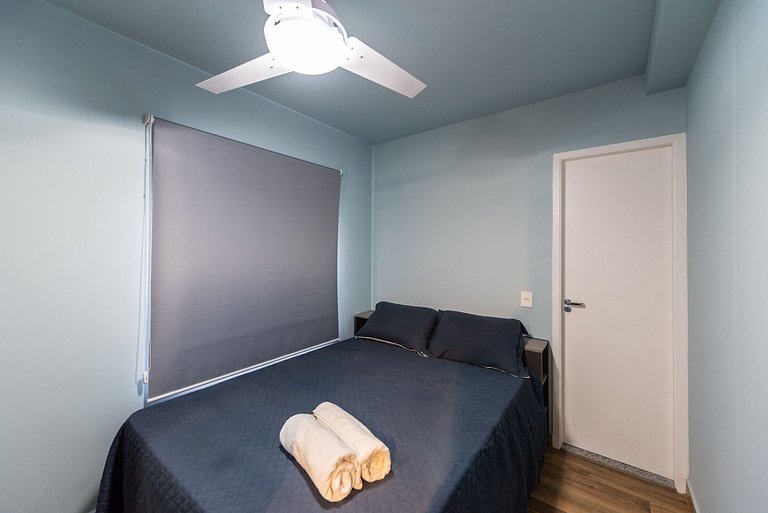 MI611 Studio Charmoso e Confortável p/ Até 4