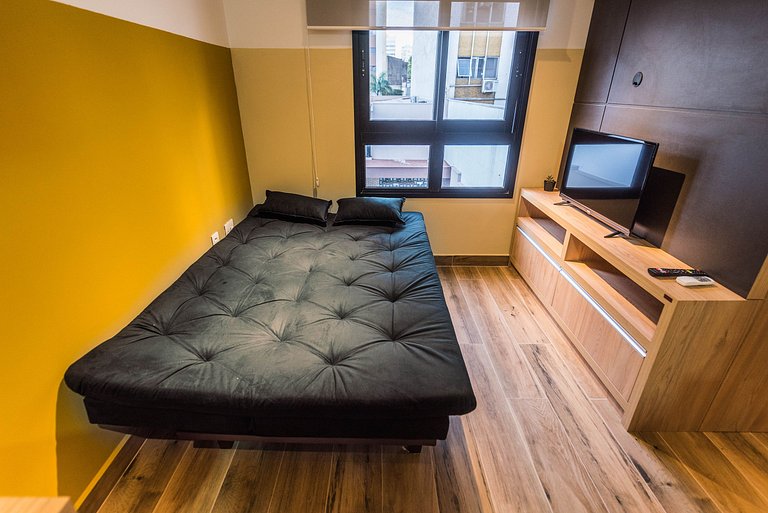 MI511 Studio Charmoso e Confortável p/ Até 4