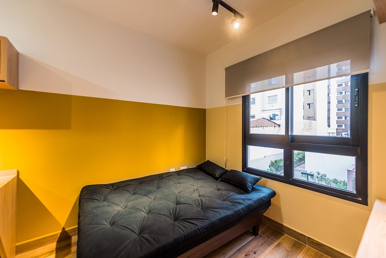 MI511 Studio Charmoso e Confortável p/ Até 4