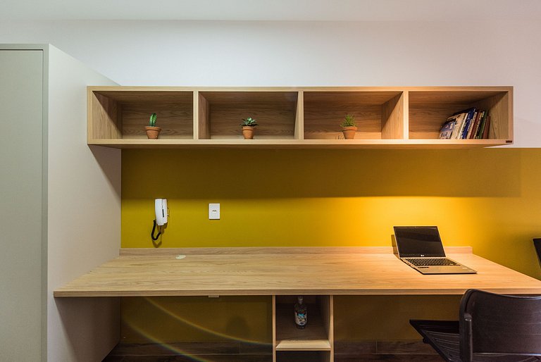 MI511 Studio Charmoso e Confortável p/ Até 4