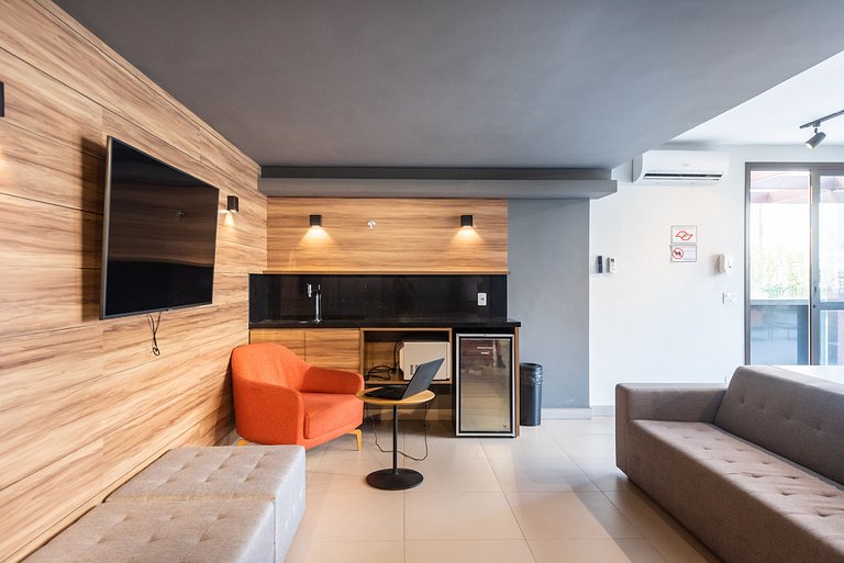 JN36 Studio com conforto perto da Luz 25 de Março