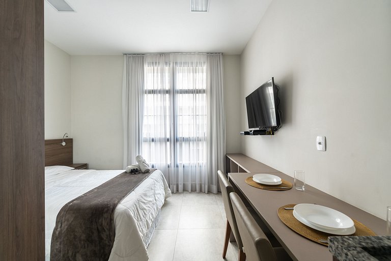 JN36 Studio com conforto perto da Luz 25 de Março